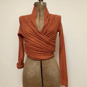 Anthropologie Wrap Sweater